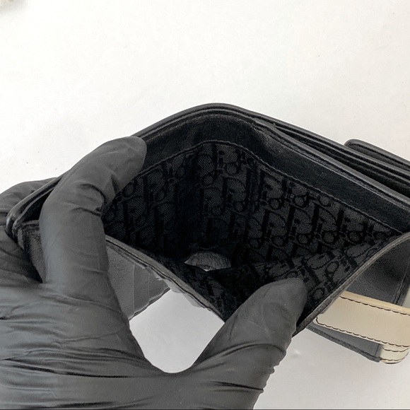 Christian Dior logo-tape tri-fold wallet - Picture 8 of 13